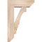 Ekena Millwork Balboa Slat Smooth Bracket w/ Offset Brace, Douglas Fir, 7 1/2"W x 22"D x 34"H BKT0806X22X34BOA06SDF - alternate 3